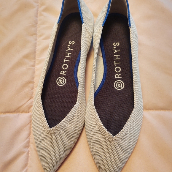 Rothy's the Point Birdseye Flax EUC size 7.5 - Picture 2 of 4